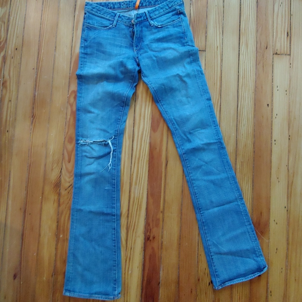 Vintage distressed earnest sewn jeans👖